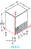 pentekening van de ijsblokjesmachine Brema CB 674